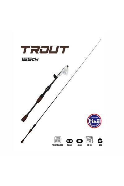 Fujin Trout 165cm 0.5-6gr Teleskopik Spin Kamışı