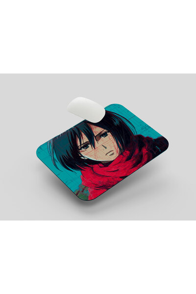 Akumastik Attack on Titan Mikasa Ackermann 22x18 Mousepad - Anime Aot