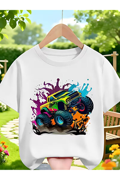 Cevval Short Sleeve Printed Children's T-Shirt