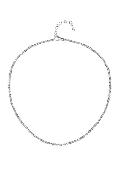 Atelier Duygu 3MM | Choker Oval Cut Su Yolu Kolye