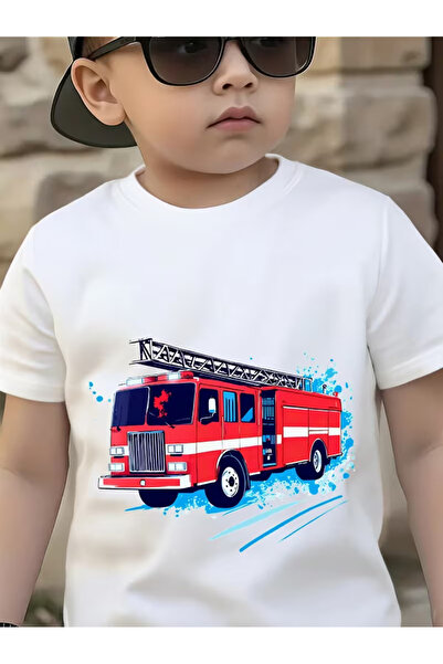 Cevval Short Sleeve Printed Children's T-Shirt