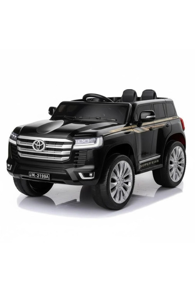 Leno Toyota Land Cruiser Kids Electric Ride-On, 12V 4WD – Remote Control, Blu...