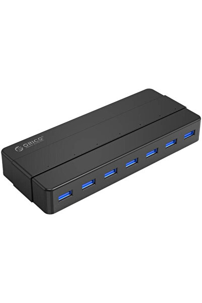 Orico 45728, 7x USB 3.0, Black