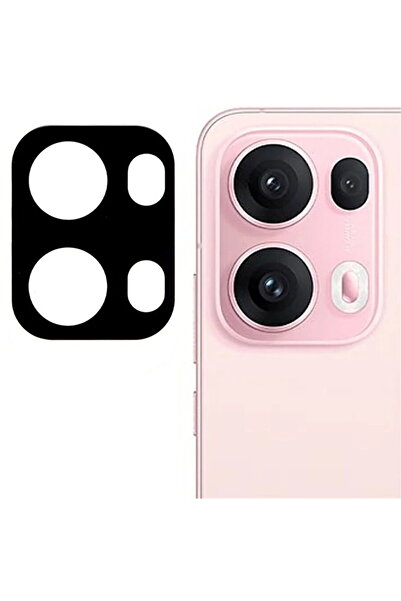 Techsuit Sticlă cameră pentru Oppo Reno 13 Pro - Sticlă cameră completă - Negru