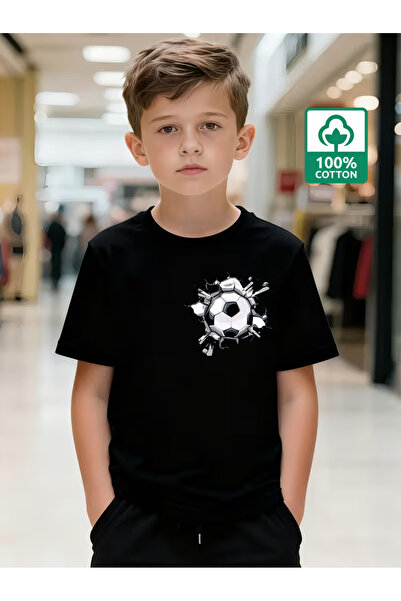 Cevval Short Sleeve Printed Children's T-Shirt