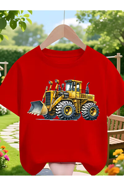 Cevval Short Sleeve Printed Children's T-Shirt