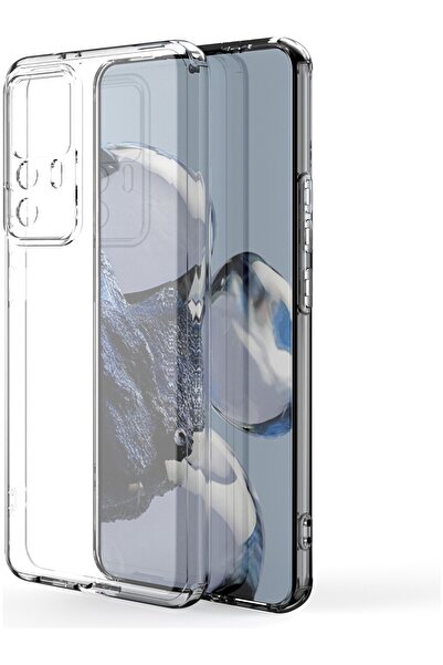 OSG Transparent Silicone Camera Protection Frame Phone Case for Redmi 12t and...