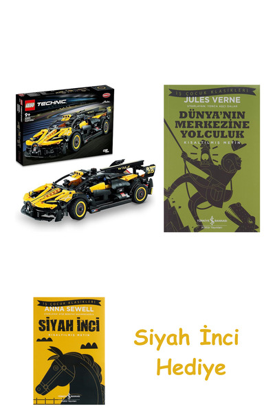 TÜRKİYE İŞ BANKASI KÜLTÜR YAYINLARI ® Technic Bugatti Bolide 42151-9 Yaş ve +...