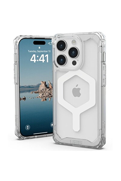 UAG Husa pentru iPhone 15 Pro - Plyo MagSafe - Ice White