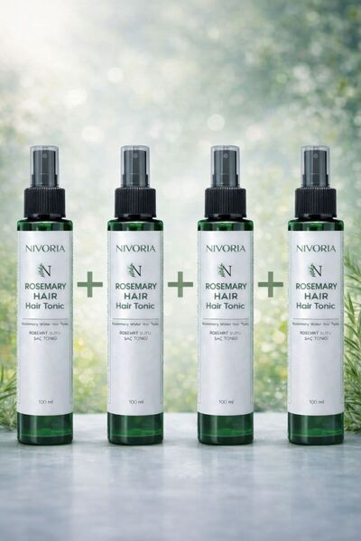 NİVORİA Biberiye Suyu Dökülme Karşıtı ve Hızlı Saç Uzatma Etkili Saç Toniği 1...