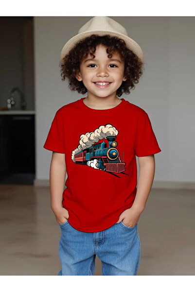 YUNAYT Short Sleeve Printed Children's T-Shirt