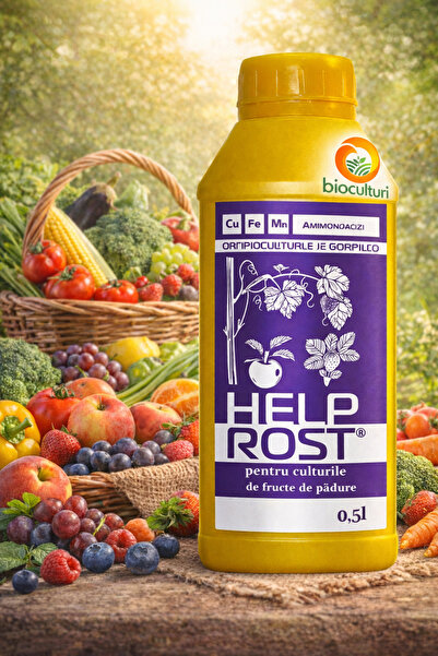 Bioculturi HELPROST Biostimulator pentru fruncte de padure, legume,pomi fruct...
