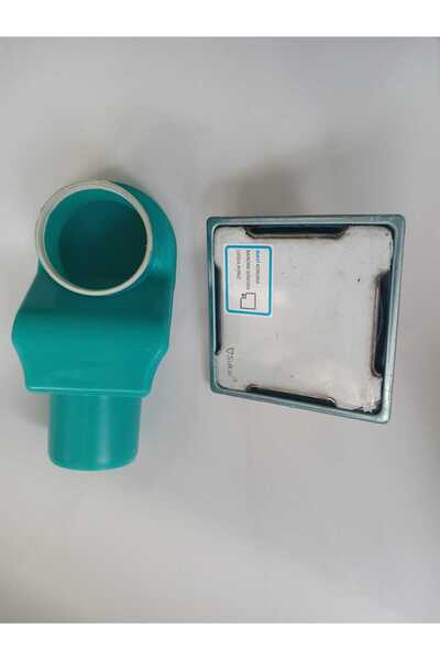 Sukar Line9 10x10 cm paslanmaz plain ızgaralı yer süzgeci + minik es alt gövd...