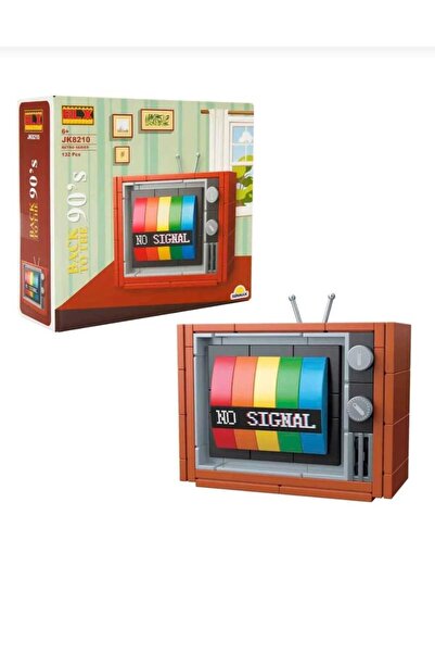 Aksoy Toys Oyuncak Lego Renkli Televizyon Yapım Seti Nostaljik Tasarım, Eğiti...