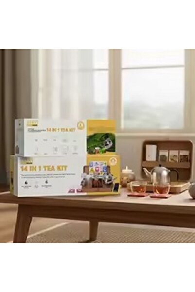 Primo Plus DENX DX4206 Complete 14-piece camping tea set