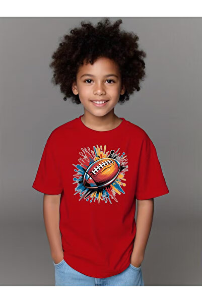 YUNAYT Short Sleeve Printed Children's T-Shirt