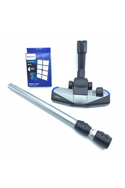 Ürkmez Ticaret Philips FC 9192 țeavă de oțel originală + cap de aspirare + fi...