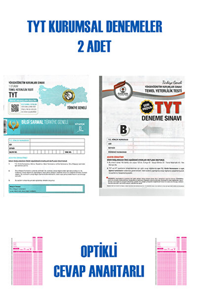 Bilgi Sarmal Yayınları TYT 2li Kurumsal Deneme Sınavı - Bilgi Sarmal ve Özdeb...