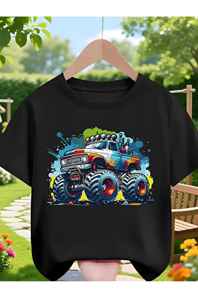 Cevval Short Sleeve Printed Children's T-Shirt