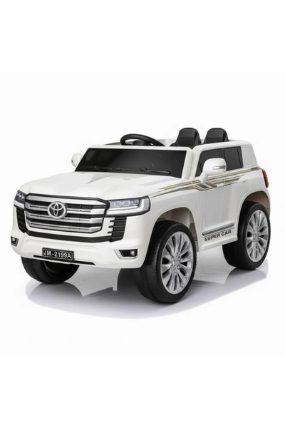 Leno Toyota Land Cruiser Kids Electric Ride-On, 12V 4WD – Remote Control, Blu...
