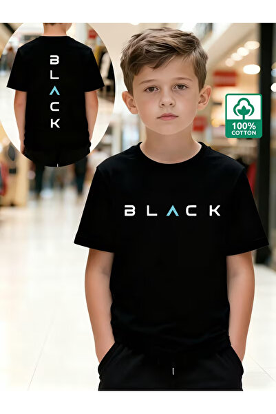 Cevval تي شيرت مطبوع بأكمام قصيرة للأطفال