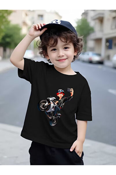 YUNAYT ДЕТСКА ТЕНИСКА С ЩАМП С КЪС РЪКАВ