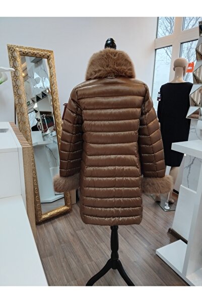 No Secrets Short puffer jacket with double-breasted buttons