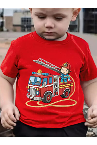 Cevval Short Sleeve Printed Children's T-Shirt