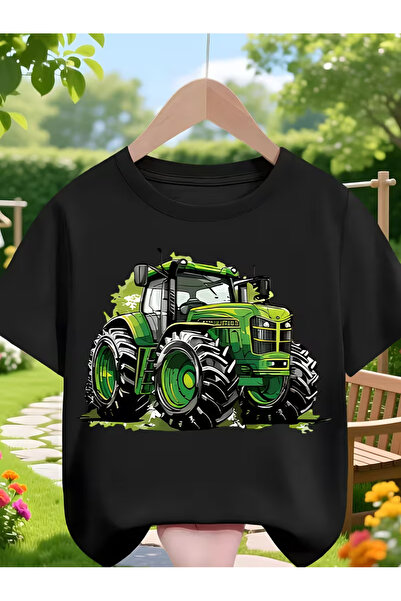 Cevval Short Sleeve Printed Children's T-Shirt