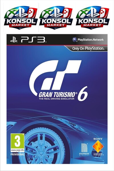 Konsol Market Gran Turismo 6 - Playstation 3 Oyunu (Açılmış)