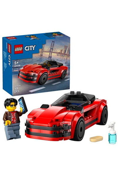 LEGO City Red Sports Car в„ў 60448 вЂ“ 109 piese, 5+ ani