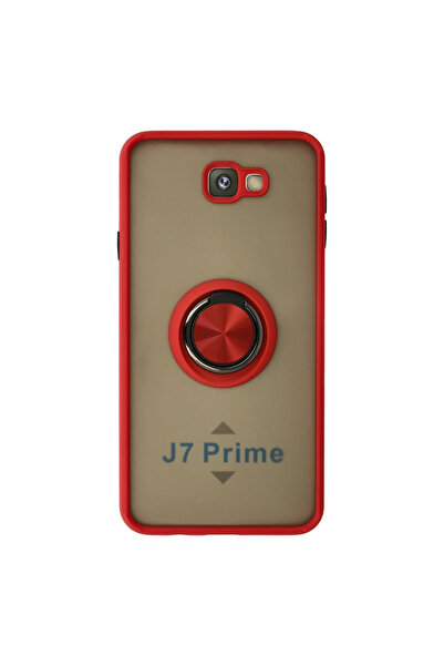 eco port Samsung Galaxy J7 Prime Case Montreal Ring Silicone Cover - Red