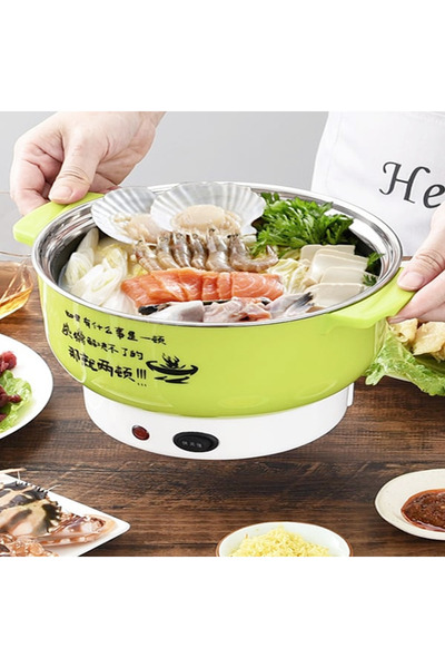 Muchmy Stainless Steel Electric Cooking Pot Boiler Hotpot Direct Power Noodle...