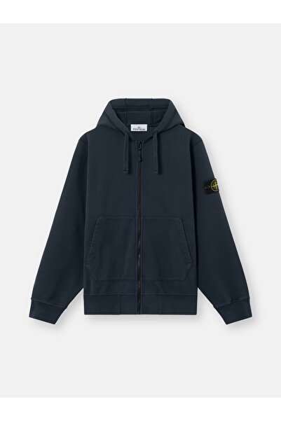 STONE ISLAND 6100067 FIRÇALANMIŞ ORGANİK PAMUK POLAR