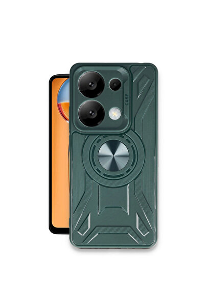 eco port حافظة سيليكون لينكولن لـ Redmi Note 13 4G - أخضر داكن