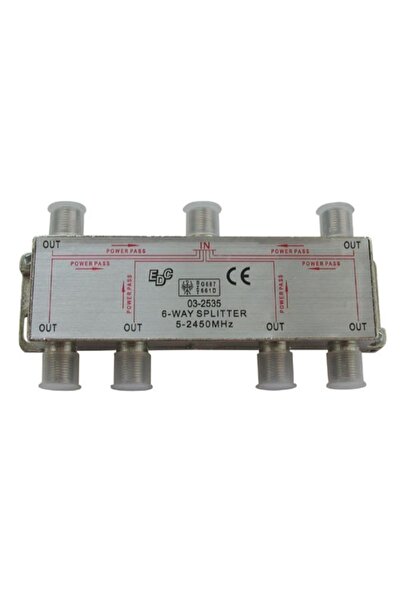 e-SWC Professional e-SWC® TV splitter for coaxial cable, 6 outputs, 5-2450 Mh...