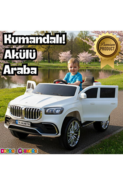 Doğan Oyuncak Dünyası Bold GT Beyaz Uzaktan Kumandalı 4X2 12 Volt Akülü Araba...