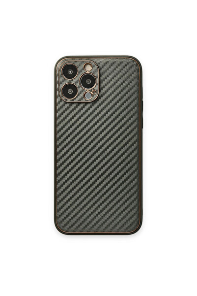 eco port Iphone 13 pro case coco carbon silicone - smoky