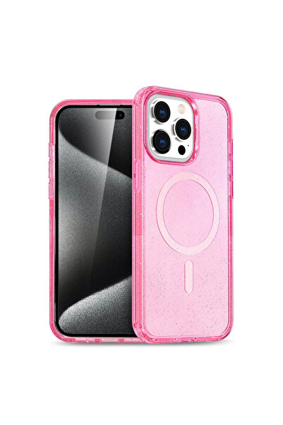 eco port iPhone 14 Pro Case Magsafe Cover - Pink
