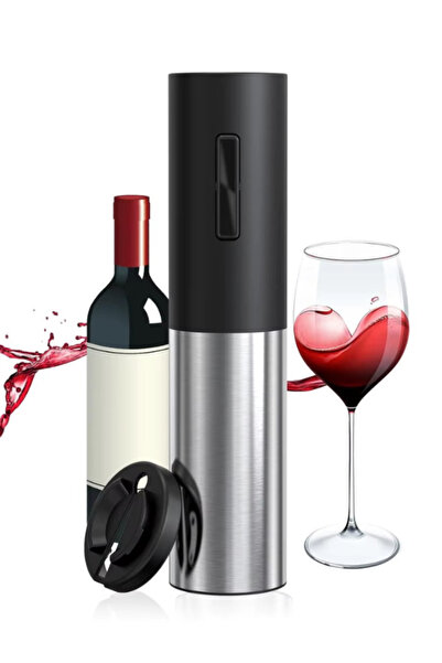 OEM Silver Electric Corkscrew – Quick and Effortless Opening of Wine Bottles