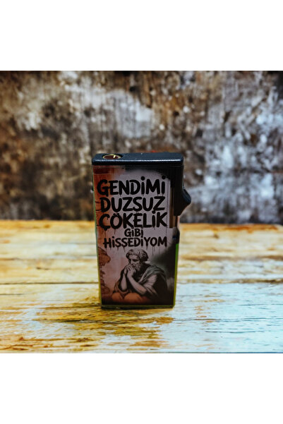 DURUSOY SHOP CENTER Komik Yazılı Çubuk Şeklinde Yanan Çakmak Adet ve Set Şekl...