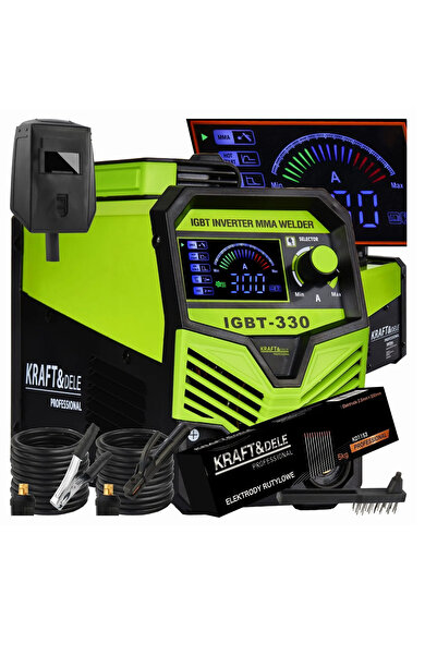 Kraft&dele KD1879 330A MMA/LIFT-TIG welding machine with rutile electrodes in...
