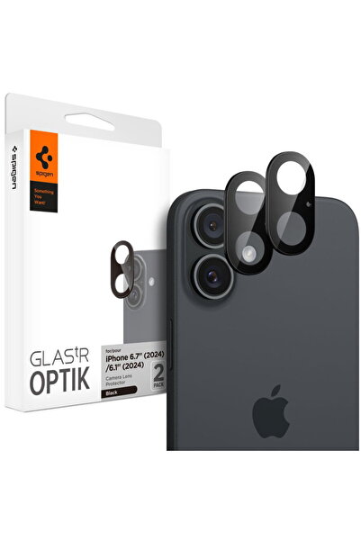 Spigen Folie foto pentru iPhone 16 / iPhone 16 Plus (set 2) - Glas.tR Optik -...