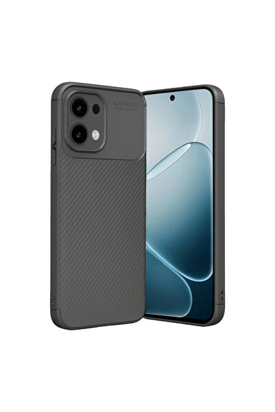 eco port Oppo A6 Pro 4g Compatible Auto Focus Carbon Cover - Gray