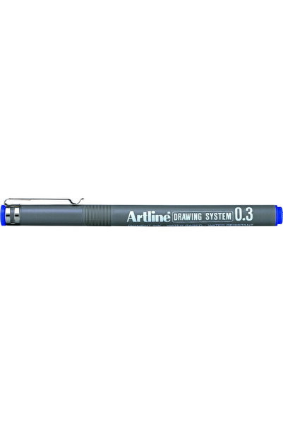 artline Martor pentru desen tehnic ARTLINE, vârf de pâslă 0.3mm - albastru