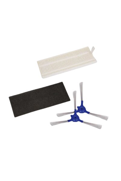 e-SWC e-SWC® filter and side brush set for Rowenta robot vacuum cleaner, equi...