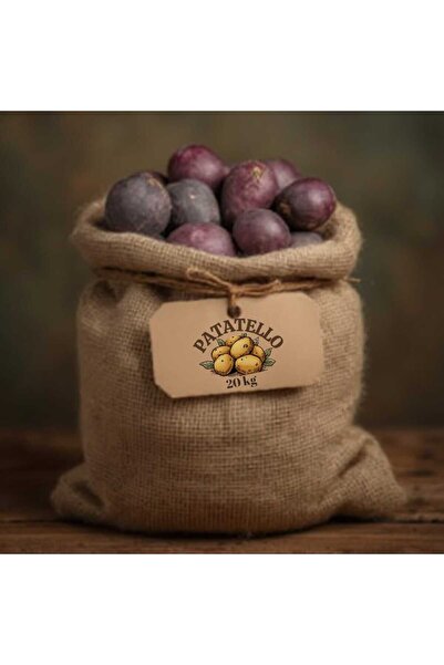 PATATELLO Mor Patates – Katkısız, Antioksidan Zengini - 20 KG