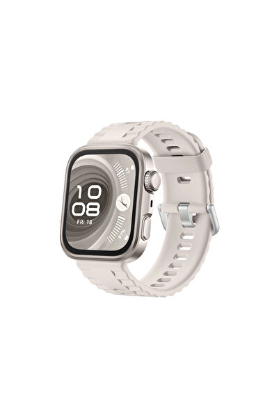 Genel Markalar Huawei Fit 4 Nova Silikon Kordon - Bej