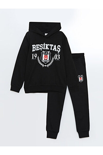 LC Waikiki RMZ GİYİM FARKİLYA Set de trening pentru băieți, cu glugă, imprima...