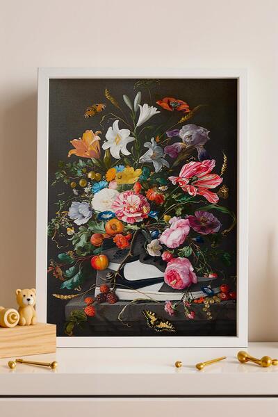 Saturn Hypebeast Style Цветна снимка в рамка с мотив на кецове Подарък за нов...